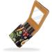 Travel Lipstick Organizer Case | Portable Makeup Bag with Mirror | Colorful Fruits & Vegetables Design - Perfect for International Shipping - Buy Online on GoSupps.com