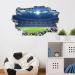 ANHUIB 3D Football Wall Stickers - Soccer Sport Decal for Boys Bedroom | Kids Room, Teens, Playroom Wall Decor - Colourful Design - Buy Online on GoSupps.com