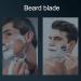 DAUZ Electric Beard Cutter | Mini Beard Trimmer with Stainless Steel Blades & Long Battery Life | 400mAh - Polished Electroplated Blue - Buy Online on GoSupps.com