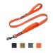OneTigris double dog leash with reflective stripes S(122cm) Orange