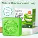 Organic Aloe Bar Soap - Handmade Deep Cleansing Face & Body Wash for Men & Women | Natural Glycerol Soap - Buy Online on GoSupps.com