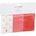 Buy Bornino Mull Towels 3-Pack - 30x30 cm Pink/White Strong Suction Mull Diapers - Pure Cotton Twice Woven | International Shipping - Buy Online on GoSupps.com