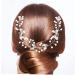 FRCOLOR Hair Comb Accessory European and American rhinestone hair wig wedding hair crystal bridal headpieces rhinestones plastic hairpin hair twist flower bridal hair Wig Wedding Headpiece - Buy Online on GoSupps.com