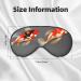 Buy SSIMOO Traditional Koi Carps Sleep Mask - Adjustable Breathable & Fashionable Eye Mask for Comfortable Sleep | International Shipping - Buy Online on GoSupps.com