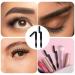 2 Pcs Stainless Steel Folding Eyelash & Eyebrow Comb - Professional Lash Separator Tool for Makeup | International Shipping Available - Buy Online on GoSupps.com