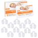 Nose Vent Sinus Relief Dilator (Pack of 12 Large Size) Soft Silicone Vents - A Simple Solution for Nasal Snorers - Reusable Snoring Device to Enjoy a Peaceful Night's Sleep by Mobi Lock