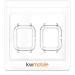 kwmobile 2-Pack Transparent Fitness Tracker Frames for Huami Amazfit GTS 2 Mini - TPU Silicone Cover for Sport Tracker - Buy Online on GoSupps.com