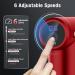 Shavingfun Mini Massage Gun - 6 Speeds & 4 Heads LCD Touchscreen for Shoulder & Body Relaxation | Alleviate Muscle Pain (Red) - Buy Internationally - Buy Online on GoSupps.com