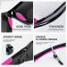 Rivbos RB831/RB832 Polarized Sunglasses - Lightweight TR90 Cycling & Sports Glasses for Men & Women | UV400 Protection for Hiking Running Golf & Fishing - Black & Pink - Buy Online on GoSupps.com