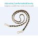 UTreers Crossbody Bag Chain Strap - 47.2 Gold & Black Leather Replacement Handbag Chain - Buy Online on GoSupps.com