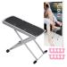 LiDiVi Pedicure Foot Rest, Adjustable Foot Rest for Easy at Home Pedicures, No More Bending or Stretching Pedicure Tools, Non-Slip Sturdy Legs with Toe Separator, Beauty Pedicure Kit (Black) Small Black