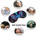 Sleep Eye Masks Blacklight Skull Butterfly Sleep Eye Mask & Blindfold with Elastic Strap/Headband for Women Men Sleep Travel Nap - Buy Online on GoSupps.com