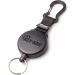 KEY-BAK 0488-603 SECURIT XD Retractable Key Holder  28" Kevlar Cord  20 oz. Retraction  Durable Polycarbonate Case  Zinc Alloy Carabiner  Split Ring  Black - Buy Online on GoSupps.com