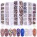 1 Box Mixed Colors Nail Art Rhinestones Multi-Size Flat-Back Ab Crystal 3D Charm Gems Diy Manicure Decor 4Nice Design - Buy Online on GoSupps.com