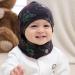 VUCDXOP Baby Children's Cotton Hat Scarf Set - Beanie Hat + Tube Scarf - Color#1 S (0-6 Months) - Buy Online on GoSupps.com