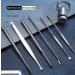 6Pcs Stainless Steel Ear Wax Remover Tool Set - Joromy Spiral Ear Pick & Cleaner Spoon - Buy Online on GoSupps.com