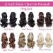 Silk-co Curly Light Brown Clip-in Ponytail Hair Extension - 12 inch - Buy Online on GoSupps.com