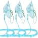 Standard Oxygen Mask with 6.6' Tubing and Adjustable Elastic Strap - 3 Packs - Size XL