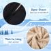 Kids4ever Winter Hooded Jacket for Baby Boys and Girls | Windproof Fleece Outerwear Snowsuit with Pockets | Black, 12-18 Months - Buy Online on GoSupps.com