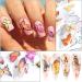 Holographic Butterfly Nail Art Foils - 3D Flakes Stickers for Manicure - Laser Colors Gradient Polish - Nail Supplies for Women & Kids (10 Pcs) - Buy Online on GoSupps.com