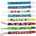 Uberming 8 pieces of pacifier pacifier chains with clip nipple chains fabric pacifier chains for newborn unisex pacifier chains girl young pacifier chain light -muticolors