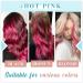 RUNATURE Pink Tape in Human Hair Extensions 16 inch - 25g Skin Weft Hot Pink Hair - Buy Online on GoSupps.com