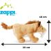 Zappi Co Smilodon Plush Toy - 38cm Soft Stuffed Animal for Kids | Safari Animals Collection - Buy Online on GoSupps.com