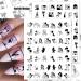 Bad Girl 3D Nail Art Stickers - Black and White Self Adhesive Design for Sexy Women and Girls | 8 Sheets - Buy Online on GoSupps.com