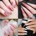 120Pcs Stiletto Shape Nail Dual Forms for Polygel with Nail Forms Stickers, Brush, and File - Pack of 1 - Buy Online on GoSupps.com