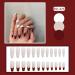 French Tip Press on Nails - Long Press On Nails with Nail Tips Red and white false nails Design Glossy Naked Pink press on nails Acrylic False Nails Cute Artificial Nails - Buy Online on GoSupps.com