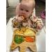 Nohla Luna The Unicorn Bamboo Baby Weaning Suction Plate - Spill-Proof 100% Bamboo & FDA Silicone - Pink - Ideal from 6 Months - Buy Online on GoSupps.com