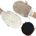 Loofah Sponge Exfoliating Mitt-Shower Loofah Deep Exfoliating Glove2pc Exfoliating Mitt Body Scrubber& Dead Skin Remover Exfoliator Bath Sponges for Shower Men and Women