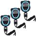 3 pieces of digital stopwatch multi-function electronically digital sports stopwatch timer for sports fitness trainer and referee batteries included