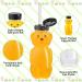 Newtay 4-Piece Bear Straw Cup Set | Reusable Juice Sippy Bottles with Silicone Straws | Includes Cleaning Brushes | Ideal for Daily Drinking - Buy Online on GoSupps.com