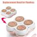 Flawless Legs Shaver Replacement Heads + Cleaning Brush | Finishing Touch Hair Remover - Buy Online on GoSupps.com