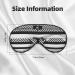 Black White Stripe Ultra-Soft Light-Blocking Eye Mask for Comfort & Restful Sleep - International Shipping - Buy Online on GoSupps.com