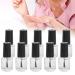 10 Pieces Crystal Clear Empty Nail Polish Bottles with Brush - 5ml Transparent Self-Filler Set with 2 Funnels & 10 Mixing Balls - Buy Online on GoSupps.com