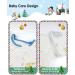 MOXTOYU 100% Cotton 2.5 Tog Baby Sleep Bag | Detachable Sleeves | Arms Up Design Swaddle Blanket | 2-Way Zipper | Side Zipper | Newborns Essentials 12-18M Moon L - Buy Online on GoSupps.com