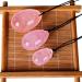 HEALLILY Yoni Eggs for Women - Kegel Training Nephrite Jade & Drilled Quartz Pelvic Floor Exercise - Pink 40x25mm - Buy Online on GoSupps.com