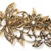 Topkids Accessories Vintage Hair Barrettes for Women Flower Hair Clip Hair Accessories for Women Diamante Hair Clips for Women Bridal Hair Accessories Hair Clips Women (Gold Crystal Flower 10cm) - Buy Online on GoSupps.com
