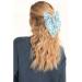Floral Hair Bows Set - Women/Girls Barrettes Clips - Hair Accessories in White/Pink/Blue/Black (4pcs) - Buy Online on GoSupps.com