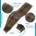 FSHINE Balayage Tape-In Hair Extensions | Real Hair Dark Brown & Medium Brown - 20 Pieces - Buy Online on GoSupps.com