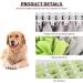 IEUMLER Sniffing Carpet for Dogs & Cats - Smell Training Mat (45x45cm Gray & Green) - Enhance Pet Training & Enrichment - Buy Online on GoSupps.com