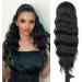 Hair Bun 24 Inch Synthetic Long Wavy Ponytail Drawstring Ponytail Extension Women Heat Resistant Fiber Hair Bun Hair Extension Hair Piece (Color : 1b) - Buy Online on GoSupps.com