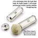 Premium Stainless Steel Shaving Brush for Men - White Badger Hair Travel-Friendly Perfect Gift - Buy Online on GoSupps.com