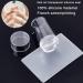 Niceneeded 4Pcs Nail Art Stamper Kit | Transparent Jelly Stamper & Scraper - Round Blue with Lid for Perfect Nail Designs - Buy Online on GoSupps.com