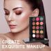 SEPROFE Eyeshadow Palette - Smoky Eye Shimmer Matte Glitter Makeup for Brown Eyes - Buy Online on GoSupps.com
