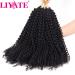 7 Pack 12 Inch Water Wave Passion Twist Crochet Braiding Hair - Bohemian Curl Synthetic Braids in 1B- 22 Strands per Pack - Buy Online on GoSupps.com