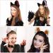 Lurrose 4 Pcs Cat Fox Faux Fur Ears Headband - Animal Connector Ears Hair Band with Bell for Party Cosplay - Fashion Accessories for Women & Girls - Buy Online on GoSupps.com