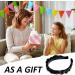1 Piece Fluffy Braided Headband and 2 Pieces Letter Elastic Hair Accessories Wide Padded Headband Wig Braid Headband Fluffy Invisible Headband (Black) - Buy Online on GoSupps.com